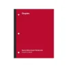 Subject Notebooks|Staples ® Combo 1-Subject Subject Notebooks, 8.5" x 11", Specialty Ruled, 100 Sheets, Assorted (06497)