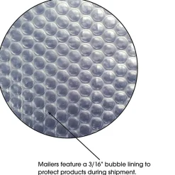 SI Products Staples Cool Shield Bubble Mailer, 6.5