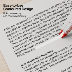 Correction & White-Out|Staples ® Correction Tape, White, 2/Pack (ST59821-CC)