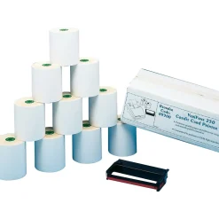 Pos Paper*Staples Credit/Debt Verifone 250 Kit, 2-Ply, 3" x 90', 10 Rolls/Pack (452177)