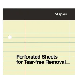 Notepads|Staples Double-Sheet Notepad, 8.5