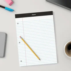 Notepads|Staples Double-Sheet Notepad, 8.5