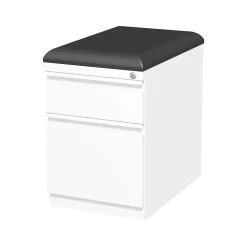 File Cabinets*Staples 2-Drawer Vertical File Cabinet, Locking, Letter, , 19.88"D (25175D) White