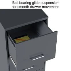 File Cabinets*Staples 4-Drawer Vertical File Cabinet, Letter Size, Lockable, 45.8