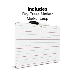 Dry Erase*Staples Dry-Erase Learning Board, 8.9" x 11.8" (44951)