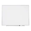 Dry Erase*Staples Durable Magnetic Porcelain Dry-Erase Whiteboard, Aluminum Frame, 4' x 3' (52467/28331)
