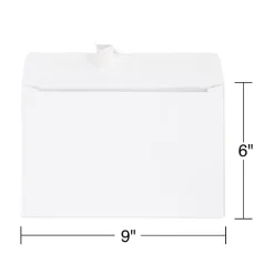 New Staples EasyClose Booklet Envelopes, 6