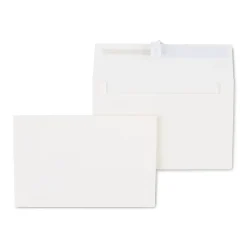 Best Staples EasyClose Invitation Envelopes, 5.75" x 8.75", Ivory, 100/Box (473955/19195)
