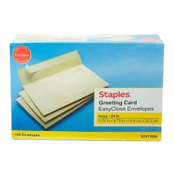 Best Staples EasyClose Invitation Envelopes, 5.75