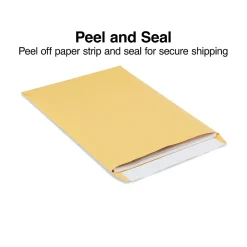 Best Staples EasyClose Kraft Catalog Envelopes, 10"L x 13"H, Brown, 100/Box (381969/19023)