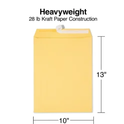 Sale Staples EasyClose Kraft Catalog Envelopes, 10