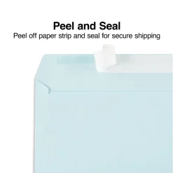 Clearance Staples EasyClose Self Seal #10 Business Envelopes, 4 1/8" x 9 1/2", Assorted Pastels, 50/Pack (23425)