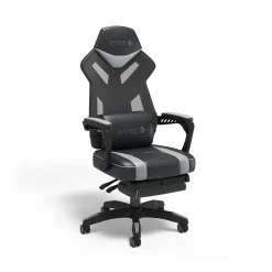 Gaming Chairs*Emerge Staples Vomax Bonded Leather Ergonomic Gaming Chair, Black/Gray (61364)