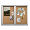 Bulletin*Staples Enclosed Cork Display Board, Aluminum Frame, 4' x 3' (ST61262)