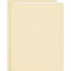 File Folders|Staples End Tab File Folder, Straight Cut, Letter Size, Manila, Reinforced Tab, 50/Box (ST62572)