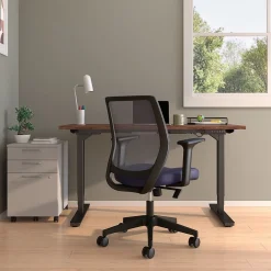 Ergonomic Chairs*Staples ® Essentials Ergonomic Fabric Swivel Task Chair, (UN56965) Blue