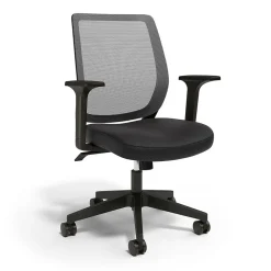 Ergonomic Chairs*Staples Essentials Ergonomic Fabric Swivel Task Chair, (UN56947) Black
