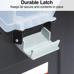 File Storage|Staples File Box File Portable Tote, Letter Size, Black (140164/111108)