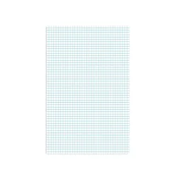 Notepads|Staples Graph Pad, 11" x 17", Graph Ruled, White, 50 Sheets/Pad (ST57336)