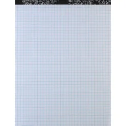 Notepads|Staples ® Graph Pad, 8.5" x 11.75", Graph Ruled, Assorted Colors, 50 Sheets/Pad (20492/V2)