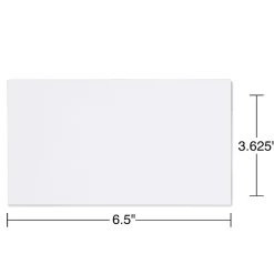 New Staples Gummed #6 Business Envelopes, 3 5/8