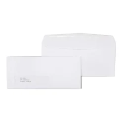 Sale Staples Gummed #10 Business Envelope, 4 1/8" x 9 1/2", White Wove, 500/Box (SPL381937)