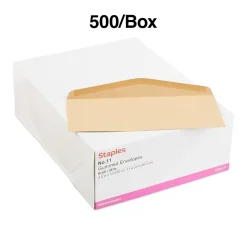 Best Staples Gummed #11 Business Envelopes, 4 1/2