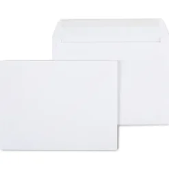 Clearance Staples Gummed Booklet Envelopes, 9" x 12", White, 100/Box (473009/19307)