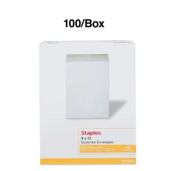 Discount Staples Gummed Catalog Envelopes, 9