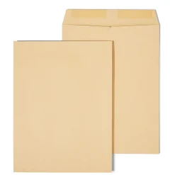 Discount Staples Gummed Kraft Catalog Envelopes, 9"L x 12"H, Brown, 100/Box (SPL194969)