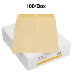 Discount Staples Gummed Kraft Catalog Envelopes, 9
