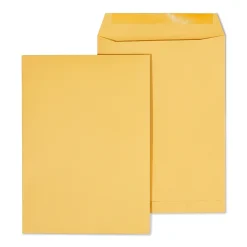 Discount Staples Gummed Kraft Catalog Envelopes, 7.5"L x 10.5"H, Brown, 100/Box (534719/17095)