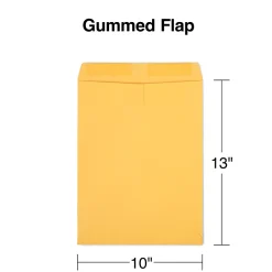 Sale Staples Gummed Kraft Catalog Envelopes, 10