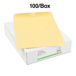 Sale Staples Gummed Kraft Catalog Envelopes, 10