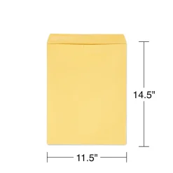 New Staples Gummed Kraft Catalog Envelopes, 11.5