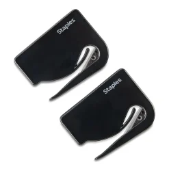 Clearance Staples Handle Letter Opener, Blue/White, 2/Pack (10616-CC)