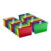 Hanging File Folders|Staples ® Hanging File Folder, 5-Tab, Letter Size, Assorted, 20/Box (ST13324/TR13324)