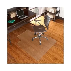 Chair Mats*Staples Hard Floor Chair Mat with Lip, 36" x 48", Clear Vinyl (22024-US)