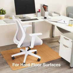 Chair Mats*Staples ® Hard Floor Chair Mat, 36" x 48'', Chestnut (23343)