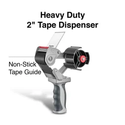 Discount Staples Heavy Duty 2" Handheld Packing Tape Dispenser, Dark Gray (ST56469-CC)
