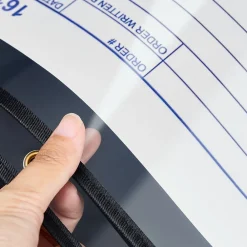 Sheet Protectors|Staples Heavy Weight Job Ticket Holder, 11" x 14", Clear, 25/Pack (28488)