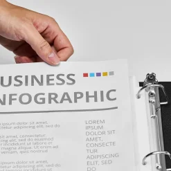 Sheet Protectors|Staples Heavyweight Non-Glare Sheet Protector, 8.5