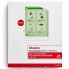 Sheet Protectors|Staples Heavyweight Sheet Protector, 8.5" x 11", Clear, 200/Box (34846)