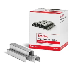 Staples|Staples High-Capacity , 3/8" Leg Length, 5000/Box (TR58093)