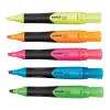 Highlighters|Staples Hype Tank Highlighters with Grip, Chisel Tip, Assorted, 5/Pack (29228)