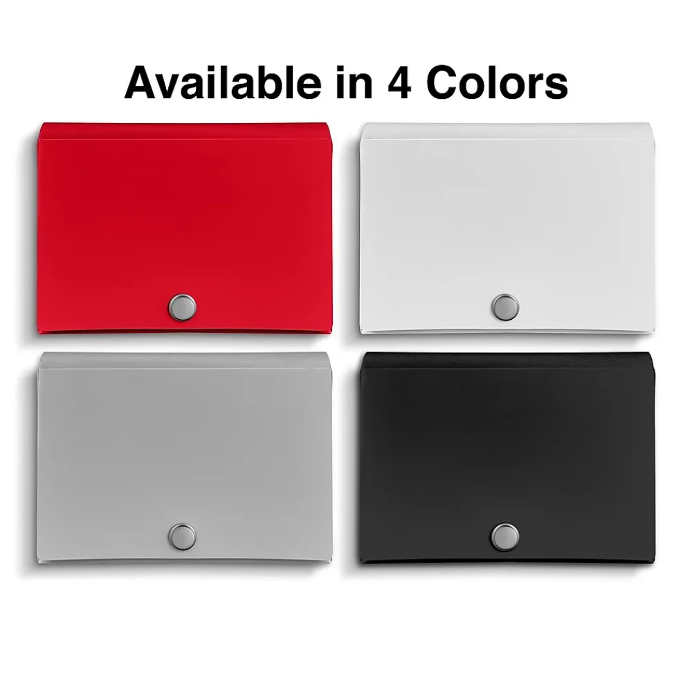 Index Cards*Staples ® Index Card Holder for 3" x 5" Cards, 100 Card Capacity, Assorted (ST50992-CC)