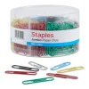 Clips & Fasteners|Staples Jumbo Paper Clips, Assorted Colors, 500 Clips/Pack (ST40653/40653)