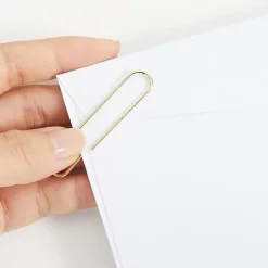 Clips & Fasteners|Staples Jumbo Paper Clips, Gold, 100/Pack (32012)