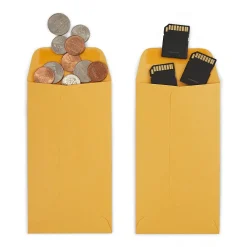 Clearance Staples Kraft #5 1/2 Coin Envelope, Other, Brown, 500/Box (ST19851-CC)