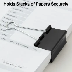 Clips & Fasteners|Staples Large Binder Clips, 1